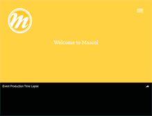 Tablet Screenshot of mascol.com